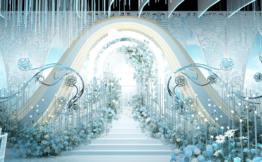 丽水釡香烙馍村水晶厅效果展示